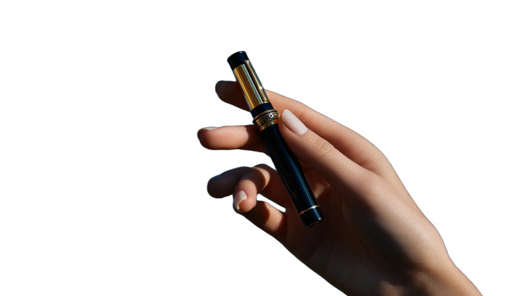 Luxury Fountain Pen Vinyl Car Decal Sticker – Waterproof & UV-Resistant 