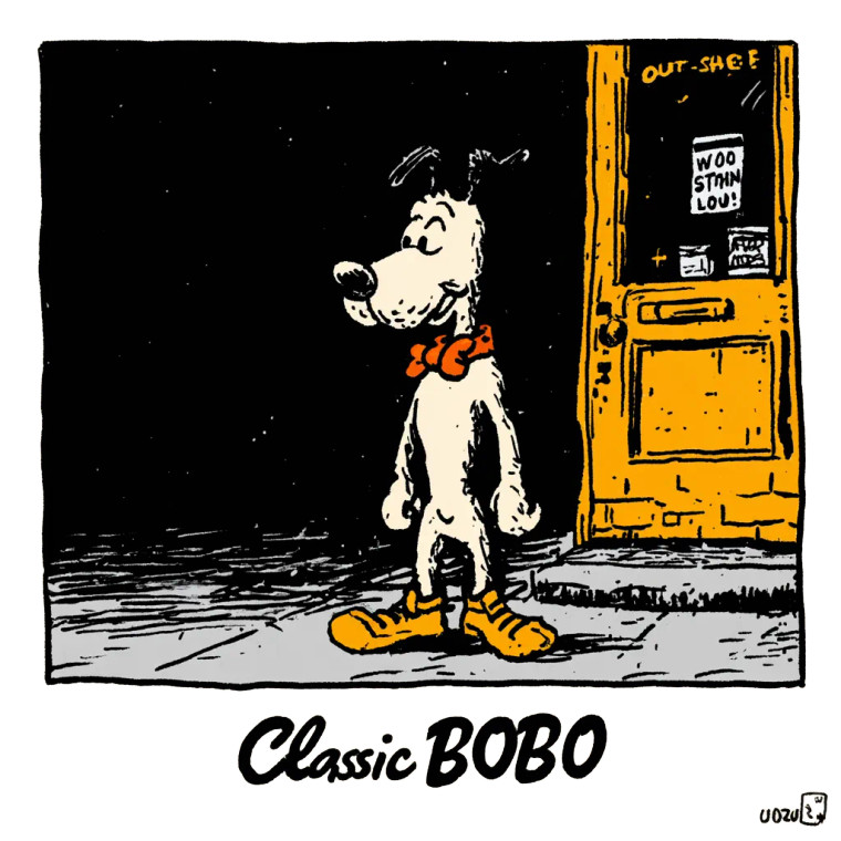 Classic Bobo Vinyl Car Decal Sticker – Waterproof & UV-Resistant 