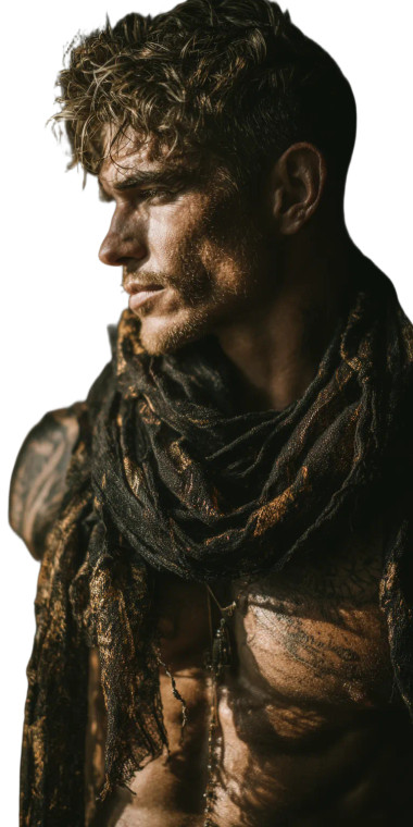 Handsome Muscular Man V6 Vinyl Car Decal Sticker – Waterproof & UV-Resistant 