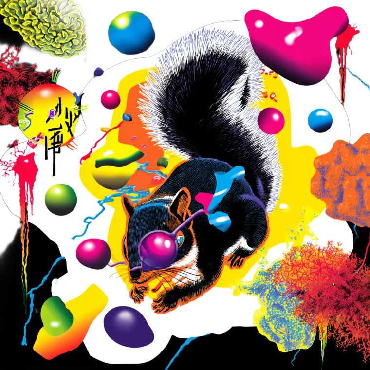 Squirrel With Eyepatch V4 Vinyl Car Decal Sticker – Waterproof & UV-Resistant 