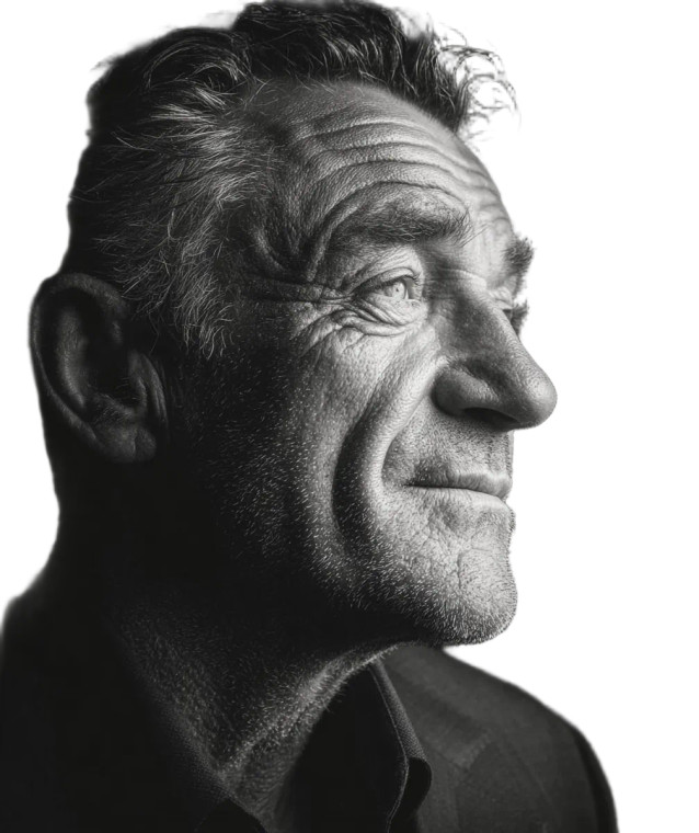 De Niro Portrait Vinyl Car Decal Sticker – Waterproof & UV-Resistant 