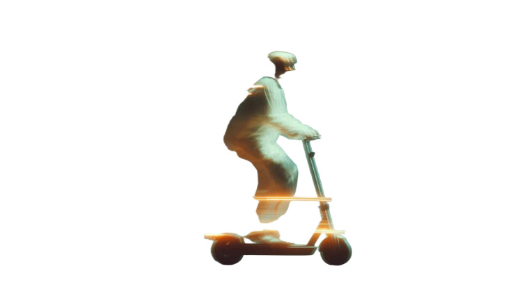 Electric Scooter Ride V3 Vinyl Car Decal Sticker – Waterproof & UV-Resistant 