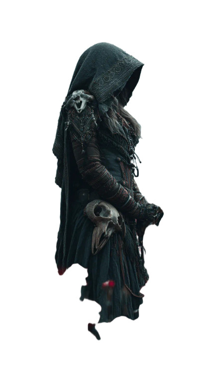 Viking Witch Vinyl Car Decal Sticker – Waterproof & UV-Resistant 