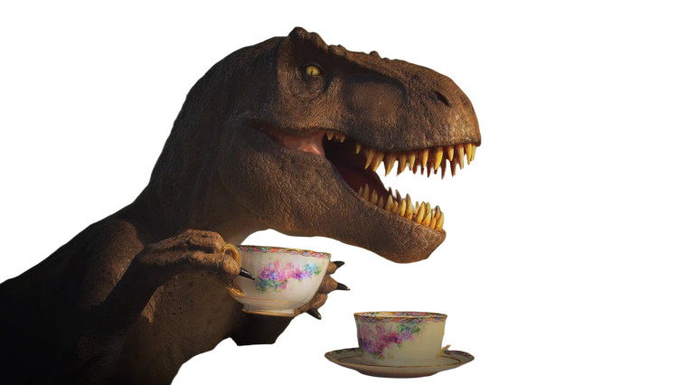 British T-Rex Vinyl Car Decal Sticker – Waterproof & UV-Resistant 