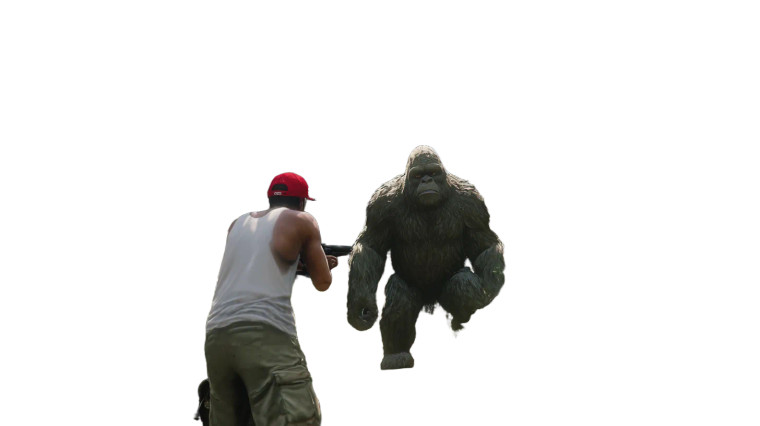 Gta 6 Bigfoot Encounter Vinyl Car Decal Sticker – Waterproof & UV-Resistant 