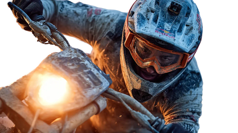 Cinematic Bike Chase Vinyl Car Decal Sticker – Waterproof & UV-Resistant 