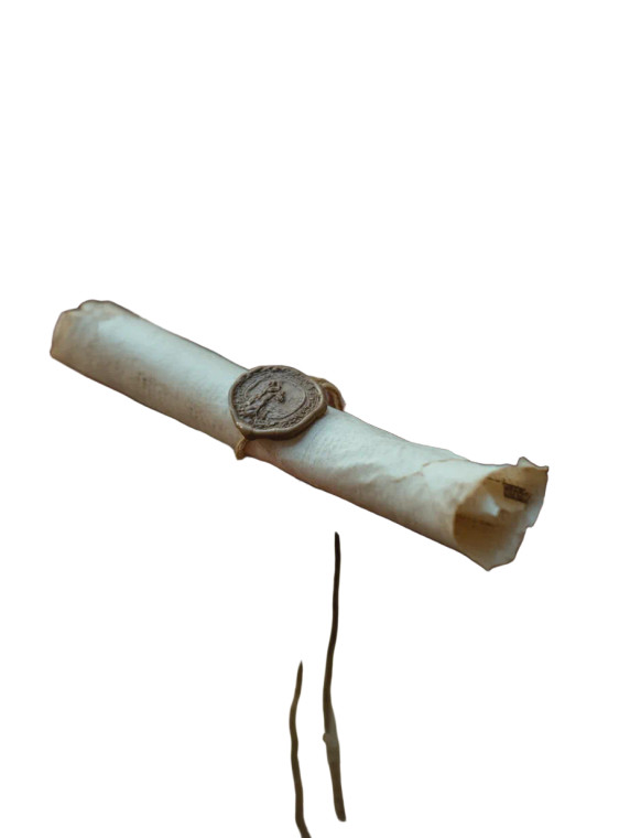 Sacred Parchment Transfer Vinyl Car Decal Sticker – Waterproof & UV-Resistant 