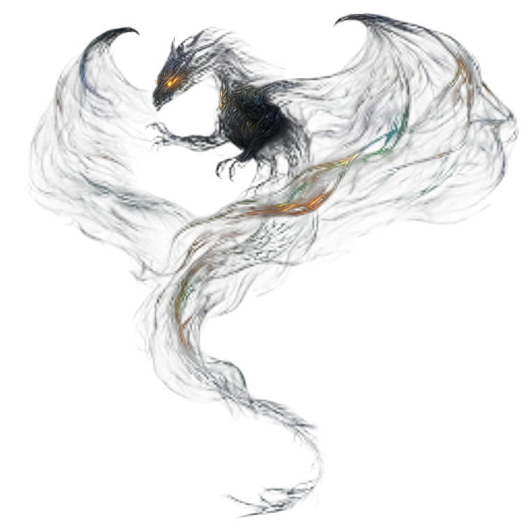Dragon Morphing Smoke Vinyl Car Decal Sticker – Waterproof & UV-Resistant 