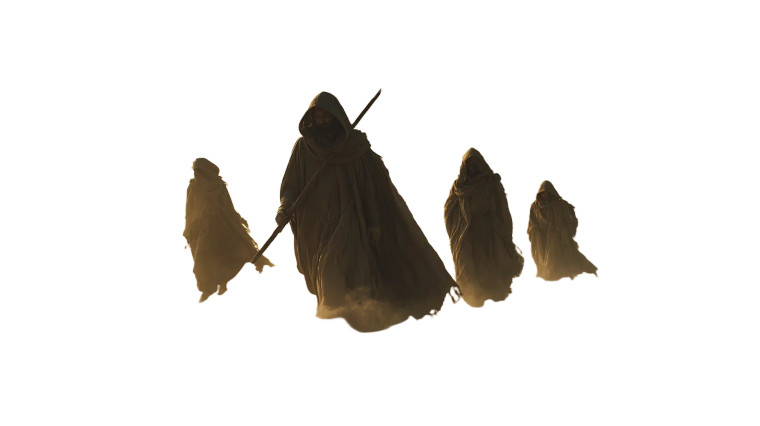 Hooded Figures Running Vinyl Car Decal Sticker – Waterproof & UV-Resistant 