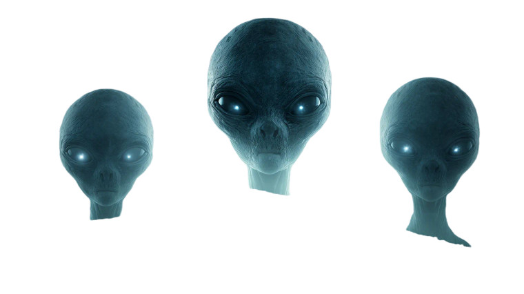 Gray Aliens Emerging Vinyl Car Decal Sticker – Waterproof & UV-Resistant 
