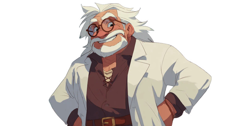 Ghibli Scientist Vinyl Car Decal Sticker – Waterproof & UV-Resistant 