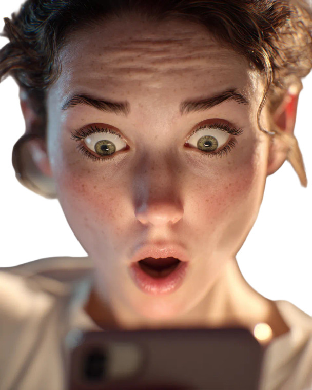 Surprised Person Vinyl Car Decal Sticker – Waterproof & UV-Resistant  Surprised Person Vinyl Car Decal Sticker – Waterproof & UV-Resistant