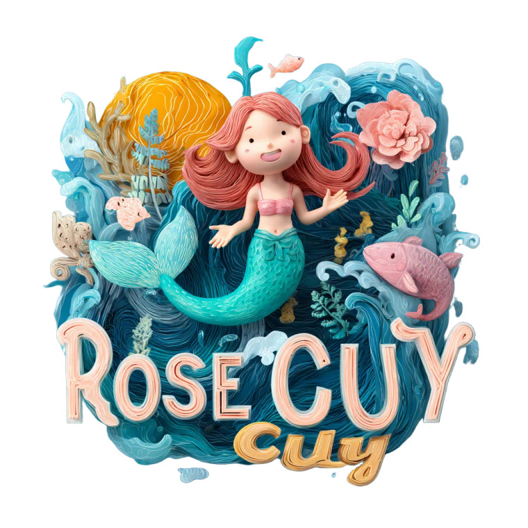 Chibi Mermaid Figure Vinyl Car Decal Sticker – Waterproof & UV-Resistant 