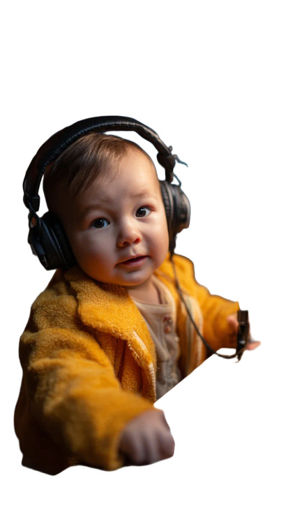 Podcast Baby V3 Vinyl Car Decal Sticker – Waterproof & UV-Resistant 
