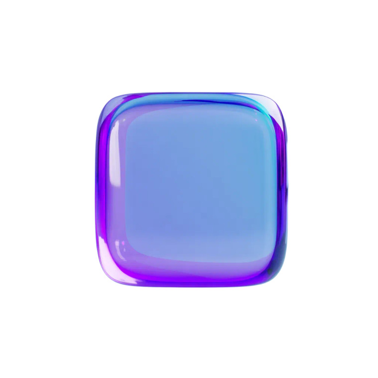 Futuristic Glass Object Vinyl Car Decal Sticker – Waterproof & UV-Resistant 