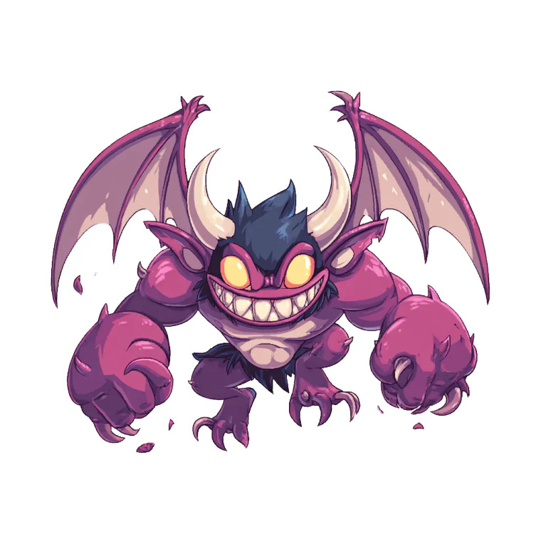 Cartoon Imp Sprite Vinyl Car Decal Sticker – Waterproof & UV-Resistant 