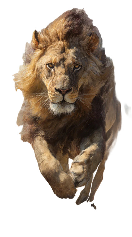 Majestic Lion Drawing Vinyl Car Decal Sticker – Waterproof & UV-Resistant 