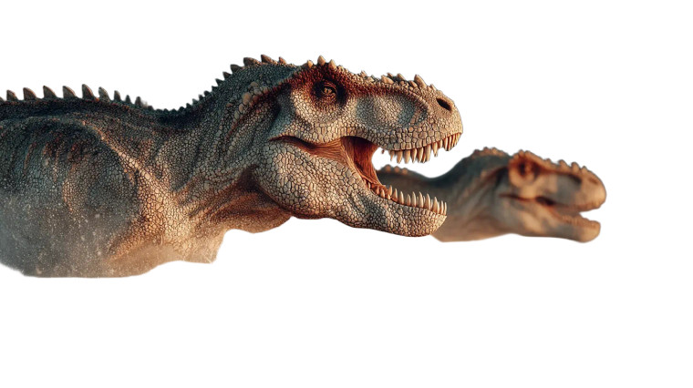 Dinosaur Ambush Scene Vinyl Car Decal Sticker – Waterproof & UV-Resistant 