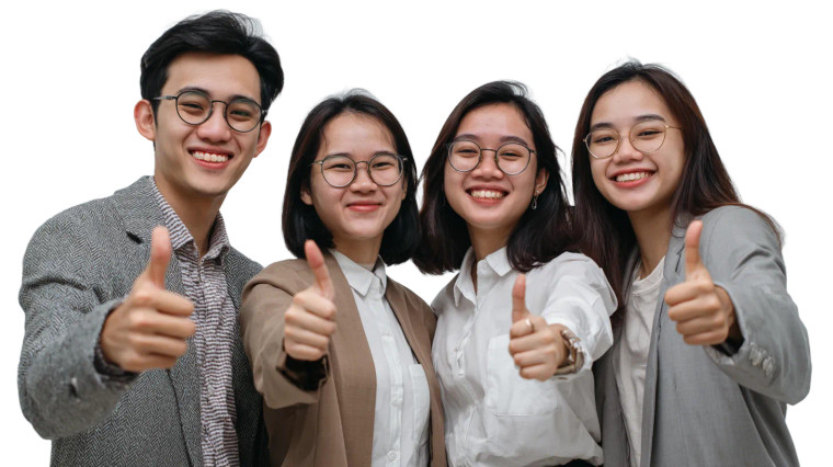 Vietnamese Group Portrait Vinyl Car Decal Sticker – Waterproof & UV-Resistant 