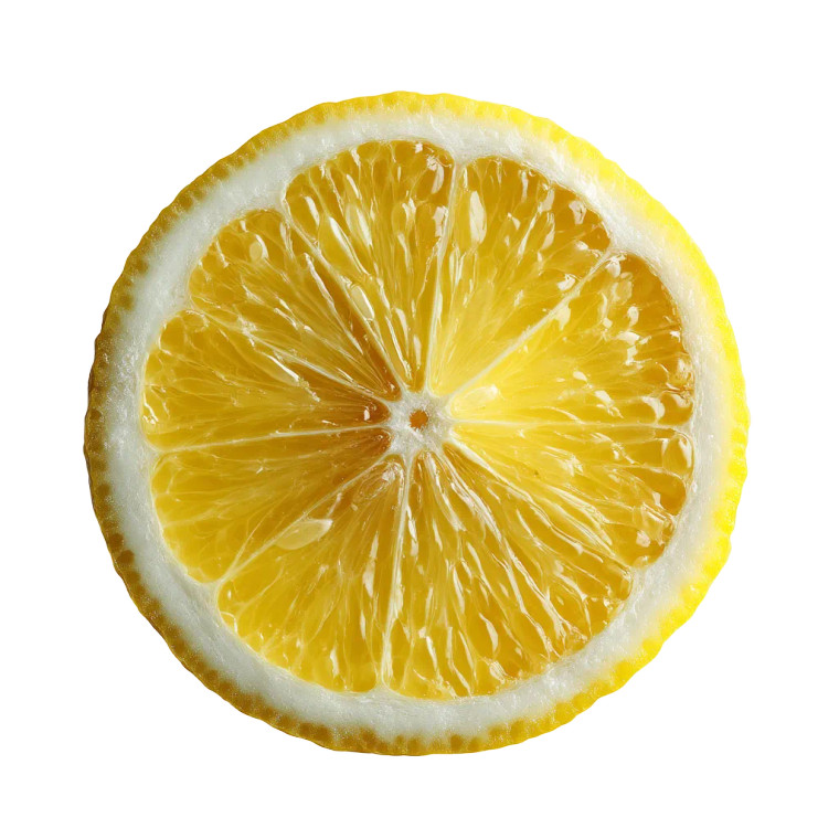 Juicy Lemon Slice Vinyl Car Decal Sticker – Waterproof & UV-Resistant 