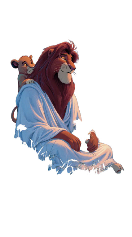 Wise Lionmag Relaxing Vinyl Car Decal Sticker – Waterproof & UV-Resistant 