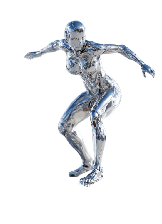 Silver Surfer V6 Vinyl Car Decal Sticker – Waterproof & UV-Resistant 