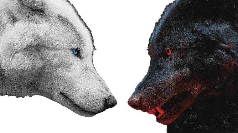 Wolf Face Off Vinyl Car Decal Sticker – Waterproof & UV-Resistant 
