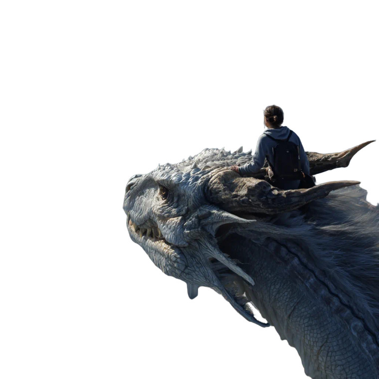 Dragon Rider Beijing Vinyl Car Decal Sticker – Waterproof & UV-Resistant 