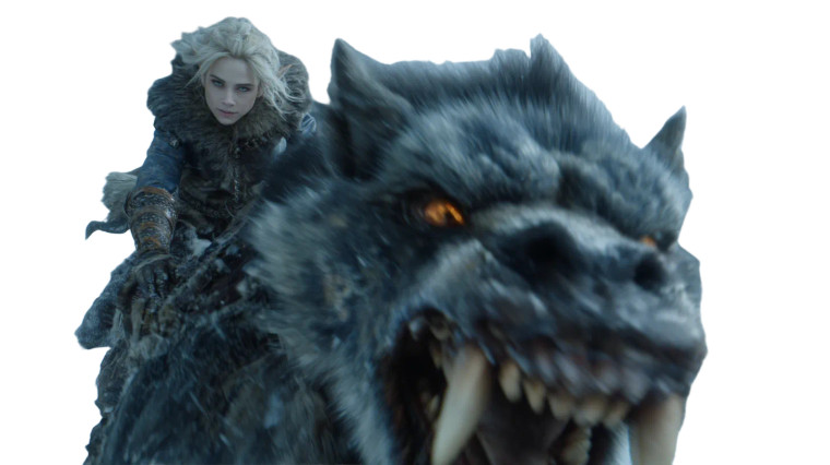 Elf Warrior On Dragon V3 Vinyl Car Decal Sticker – Waterproof & UV-Resistant 