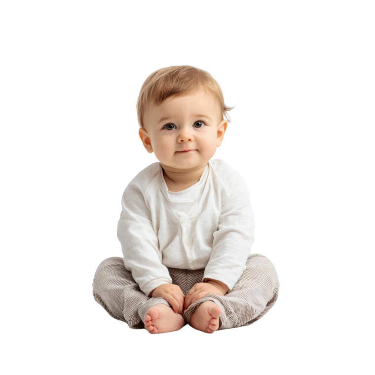 Cute Baby Sitting Vinyl Car Decal Sticker – Waterproof & UV-Resistant 