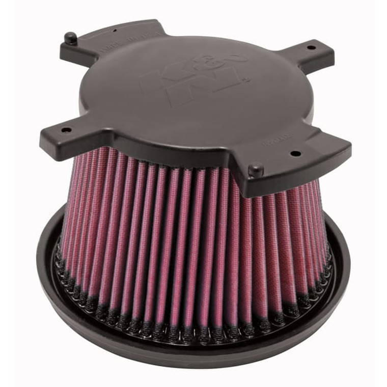 K & N Air Filter | FilterCharger  Red Cotton Gauze | Increase Horsepower & Engine Life | Reusable & Washable