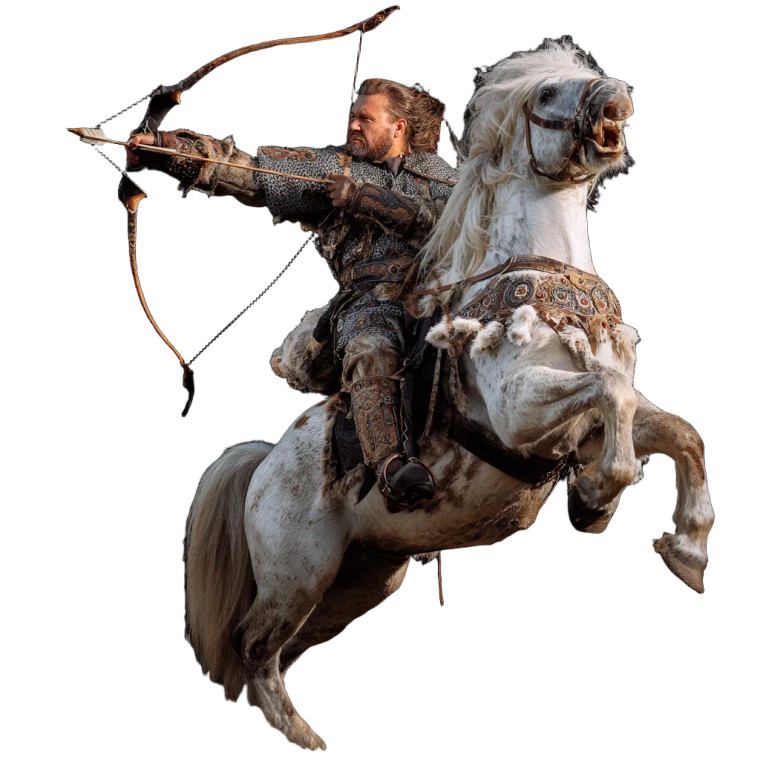Russian Hero Archer Vinyl Car Decal Sticker – Waterproof & UV-Resistant 