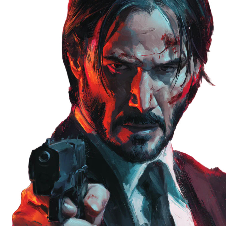 John Wick Comic V2 Vinyl Car Decal Sticker – Waterproof & UV-Resistant 