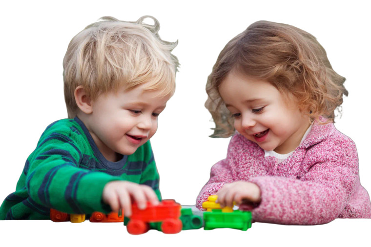 Playing Toddlers V3 Vinyl Car Decal Sticker – Waterproof & UV-Resistant 