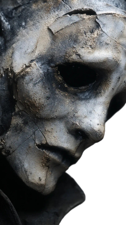 Dystopian Ghostface Vinyl Car Decal Sticker – Waterproof & UV-Resistant 