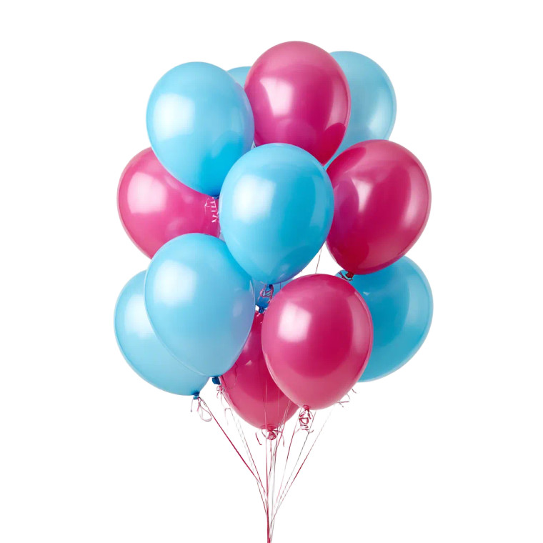 Colorful Balloons V4 Vinyl Car Decal Sticker – Waterproof & UV-Resistant 