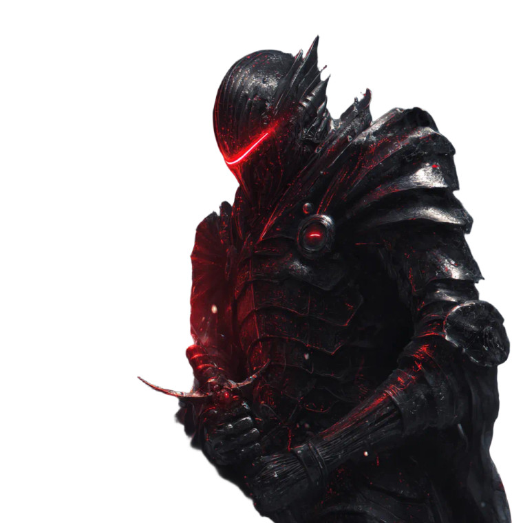Sith Knight V2 Vinyl Car Decal Sticker – Waterproof & UV-Resistant 