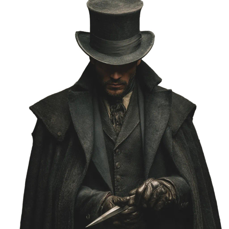 Jack The Ripper Portrait Vinyl Car Decal Sticker – Waterproof & UV-Resistant 