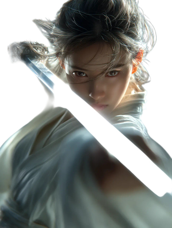 Mystical Sword Fairy V2 Vinyl Car Decal Sticker – Waterproof & UV-Resistant 