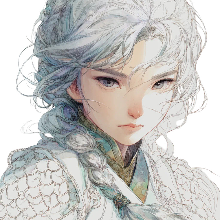 Ancient Chinese Girl V12 Vinyl Car Decal Sticker – Waterproof & UV-Resistant 