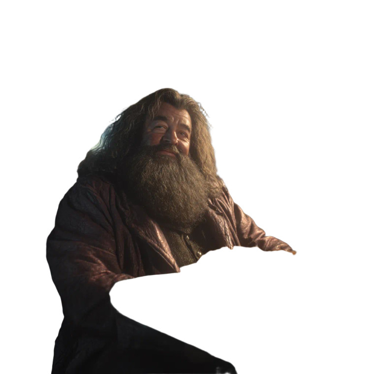 Hagrid At Diner Vinyl Car Decal Sticker – Waterproof & UV-Resistant 