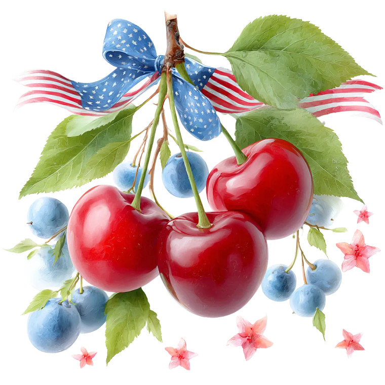 Cherry Pair Clipart Vinyl Car Decal Sticker – Waterproof & UV-Resistant 