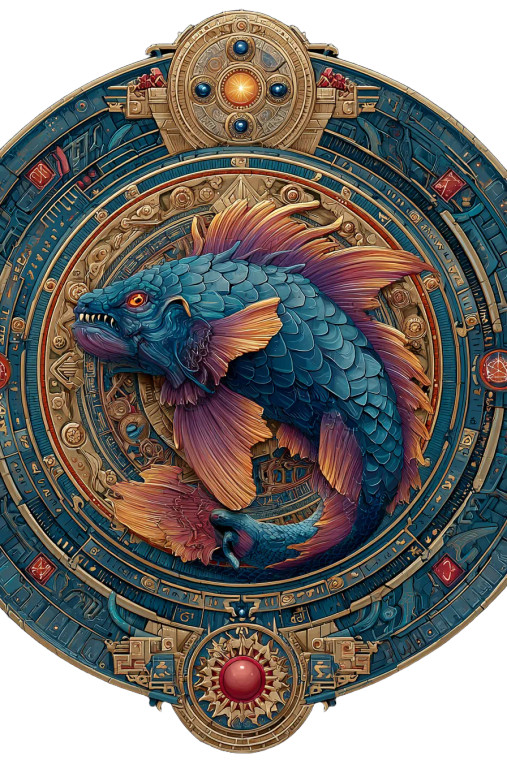 Cosmic Serpent Deities Vinyl Car Decal Sticker – Waterproof & UV-Resistant 