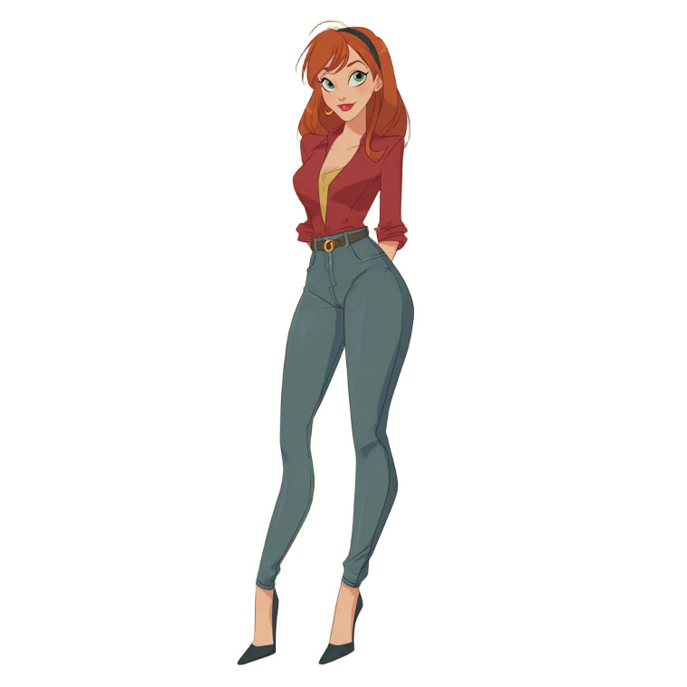 Mary Jane Watson V3 Vinyl Car Decal Sticker – Waterproof & UV-Resistant 