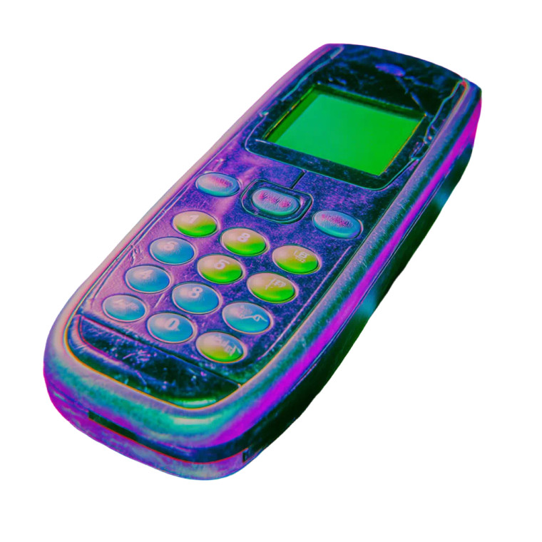 Vaporwave Phone Vinyl Car Decal Sticker – Waterproof & UV-Resistant 
