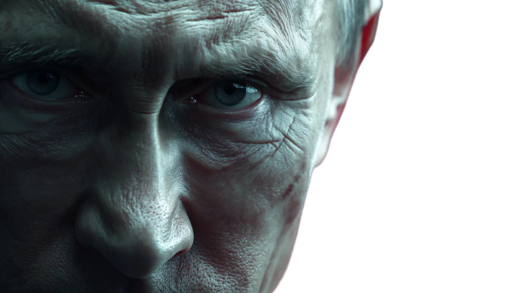 Vladimir Putin Glaring Vinyl Car Decal Sticker – Waterproof & UV-Resistant 