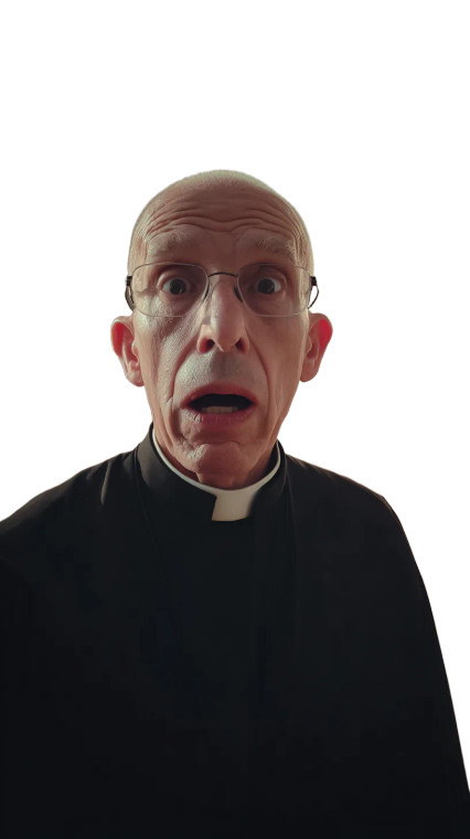 Fearful Priest Recording Vinyl Car Decal Sticker – Waterproof & UV-Resistant 