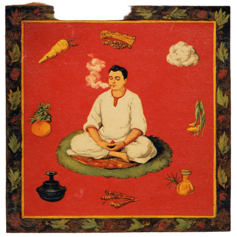 Meditating Human Vinyl Car Decal Sticker – Waterproof & UV-Resistant 