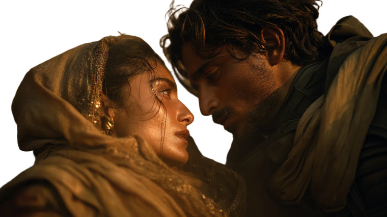 Dune Desert Embrace Vinyl Car Decal Sticker – Waterproof & UV-Resistant 