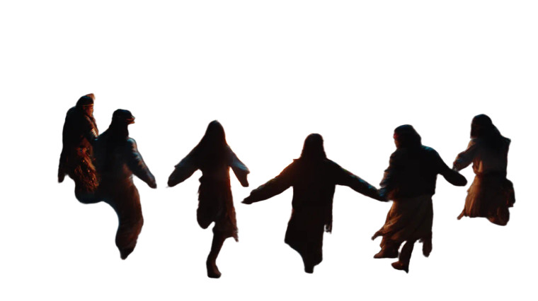 Native Americans Dancing Vinyl Car Decal Sticker – Waterproof & UV-Resistant 